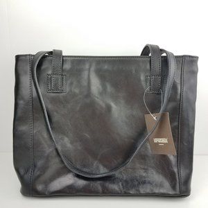 Ifratelli | Italian Leather Black Tote Purse NWT